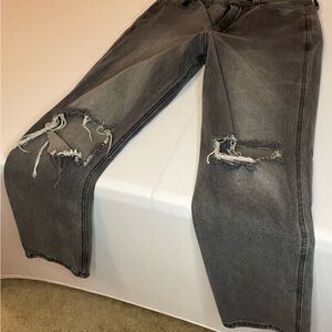 Hollister Distressed Gray Men Jeans